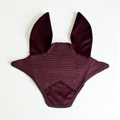 Fliegenmütze Velvet (Burgundy)