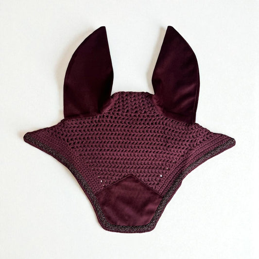 Fliegenmütze Velvet (Burgundy)
