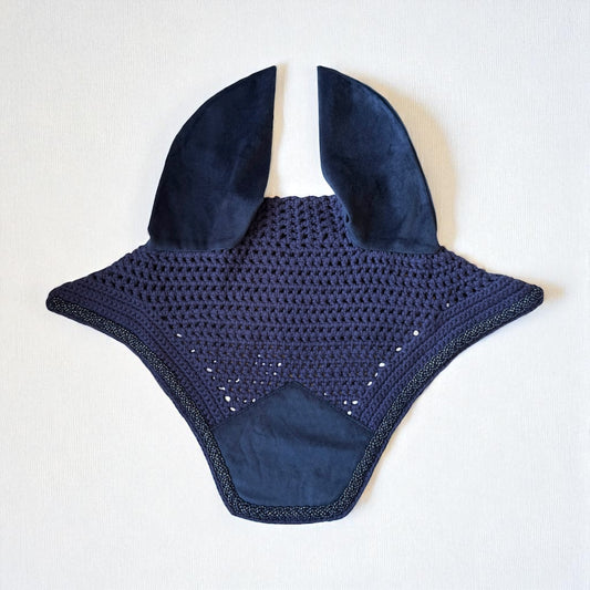 Fliegenmütze Velvet (Navy)