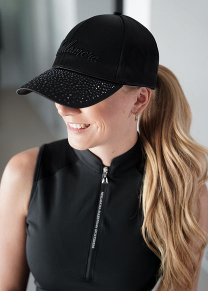 Amour Crystal Cap (Black)