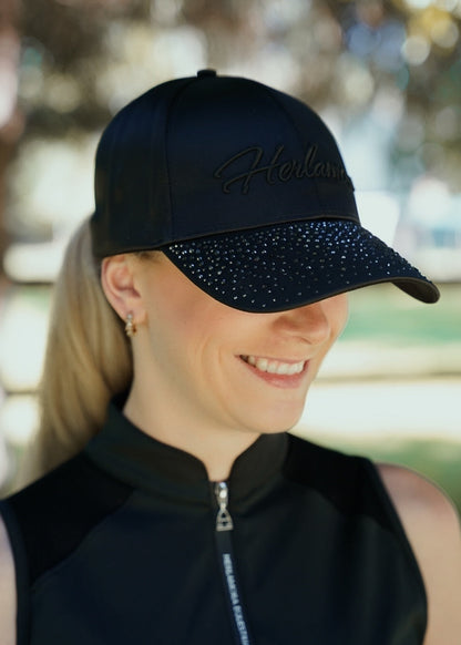 Amour Crystal Cap (Black)
