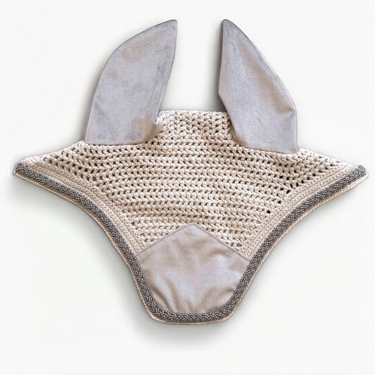 Fliegenmütze Velvet (sand)