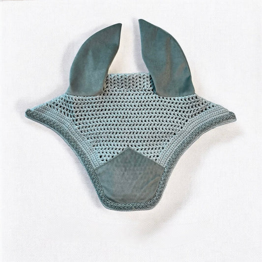 Fliegenmütze Velvet (Aqua Gray)