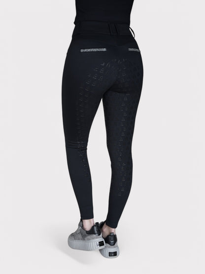 Compression Reithose Glitter (Black)