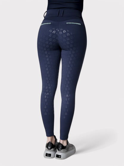 Compression Reithose Glitter (Dark Blue)