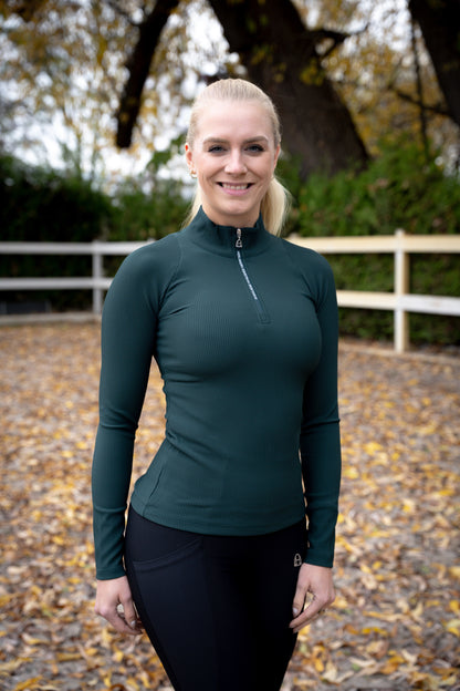 Ribbed Longsleeve (Emerald)