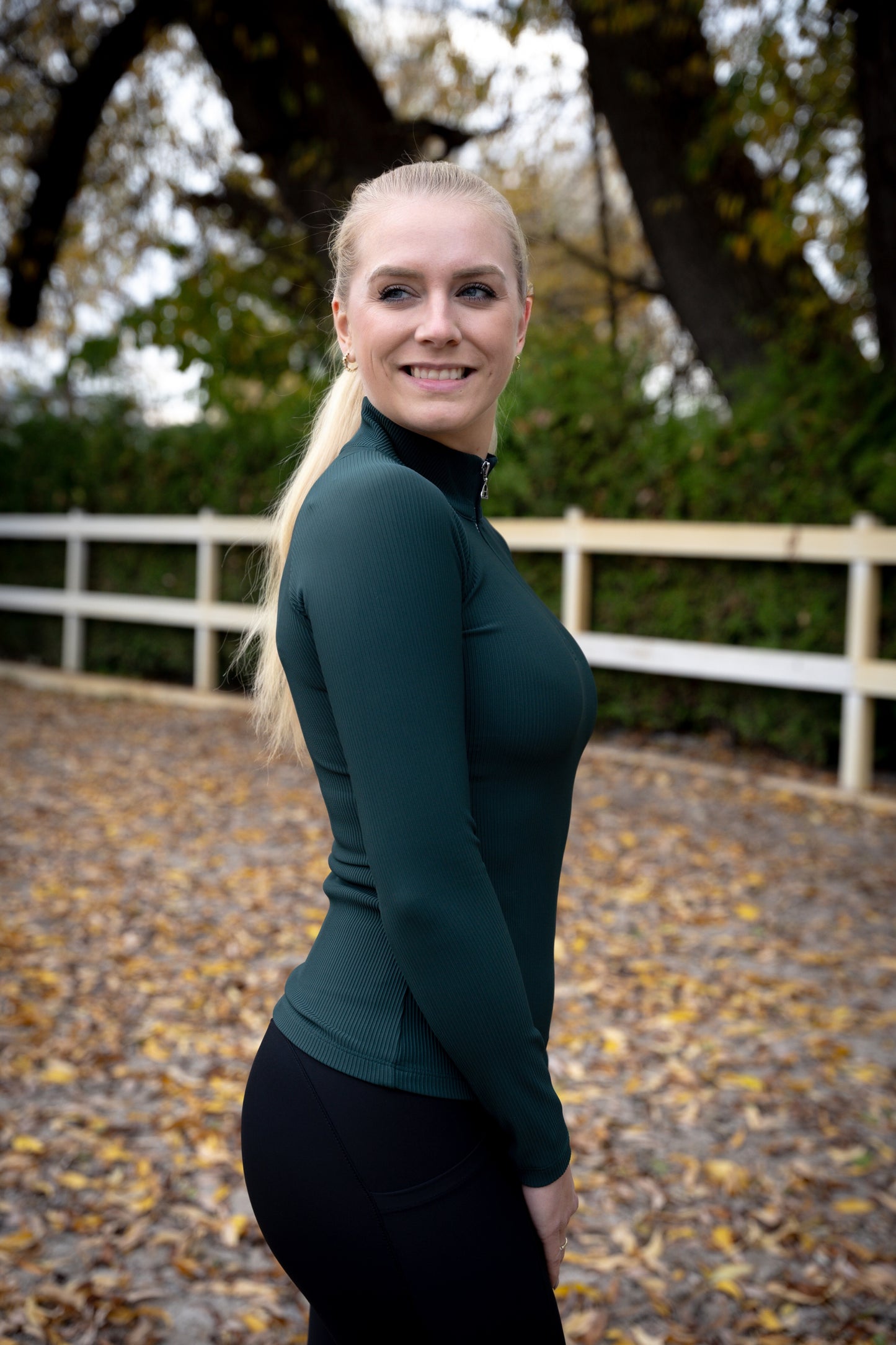 Ribbed Longsleeve (Emerald)