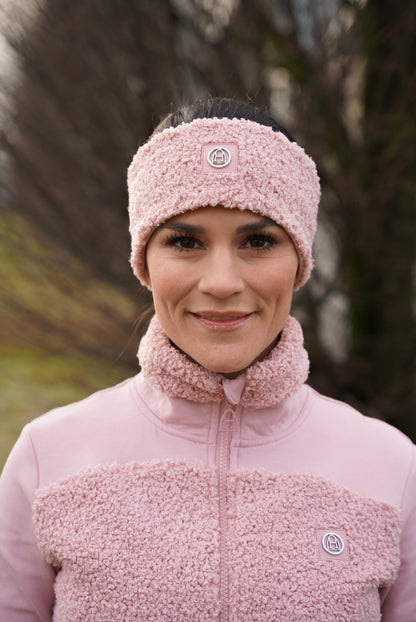 Teddy-Stirnband (Dusty Pink)