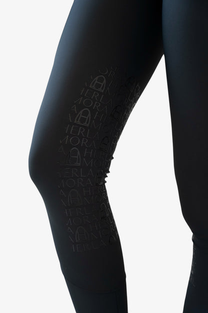 Comfort Reitleggings Kniebesatz (Black)