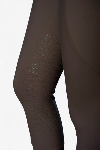 Comfort Reitleggings Kniebesatz (Chocolate)