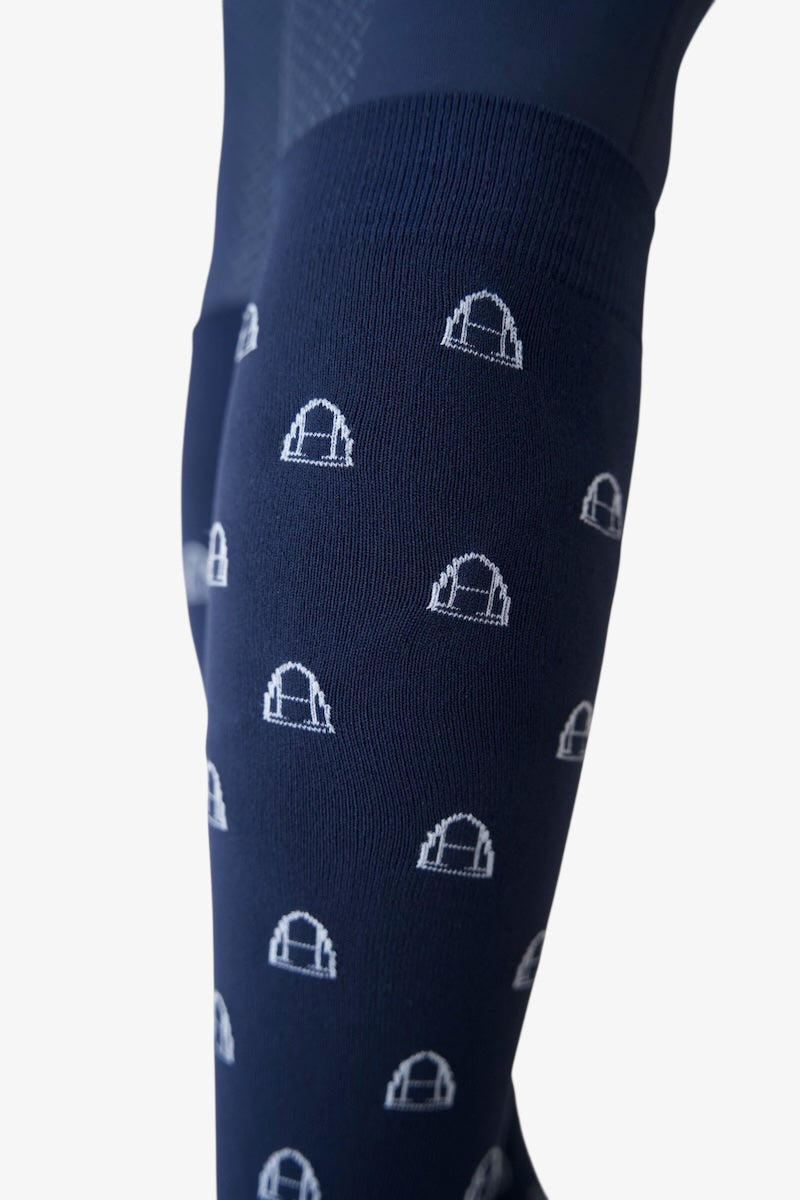 Reitsocken Icons (Navy I White)
