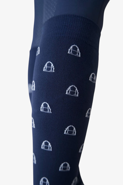 Reitsocken Icons (Navy I White)