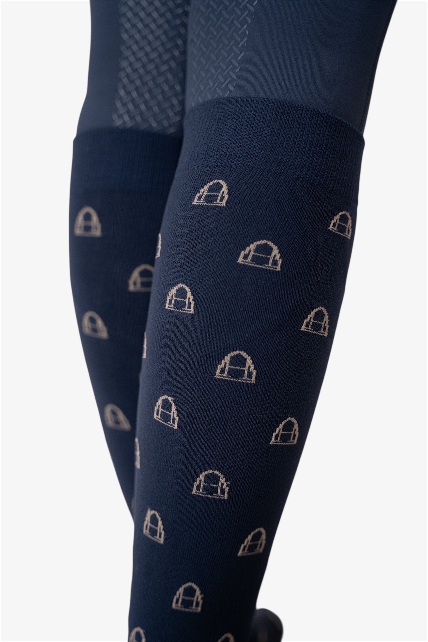 Reitsocken Icons (Navy I Sand)