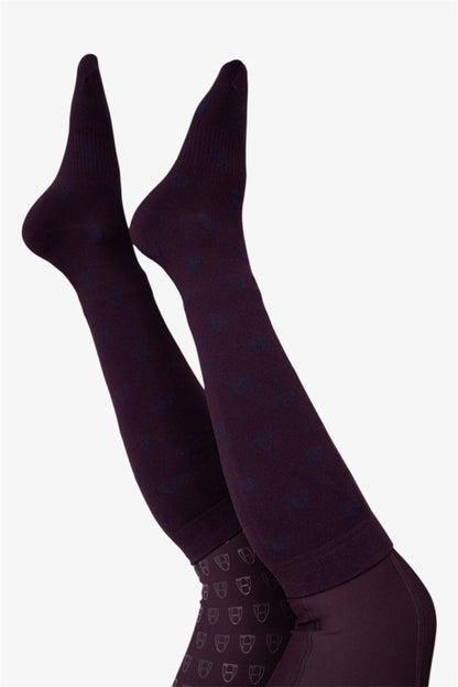 Reitsocken Icons (Burgundy I Navy)