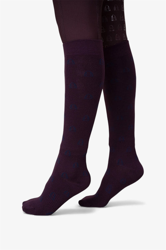 Reitsocken Icons (Burgundy I Navy)