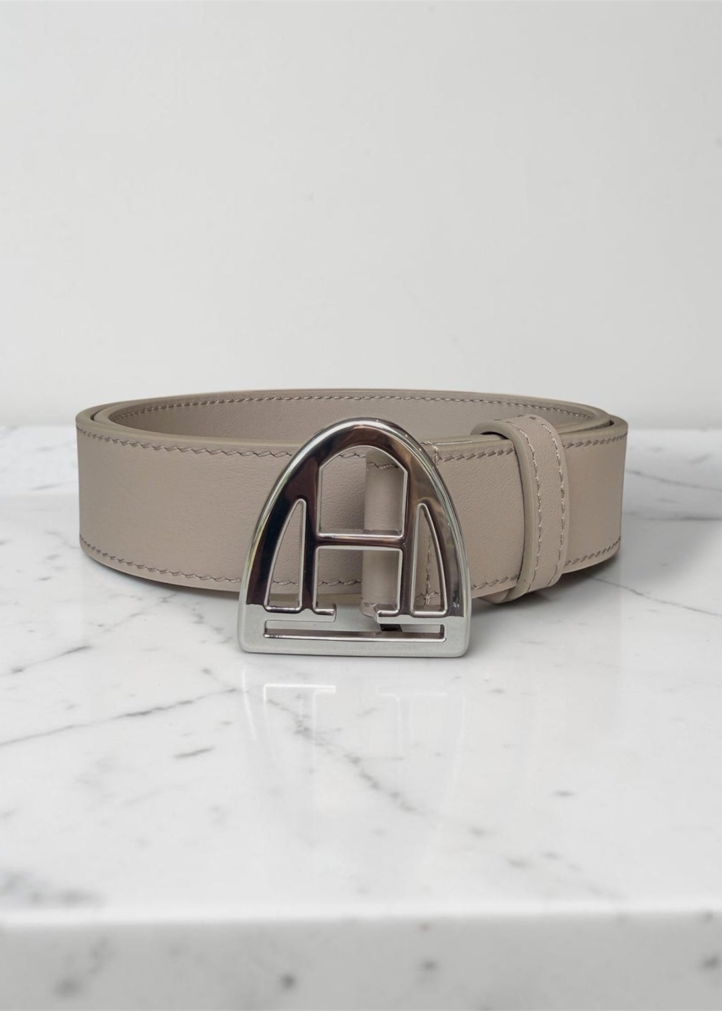 Ledergürtel (Sand | Silber)