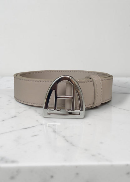 Ledergürtel (Sand | Silber)