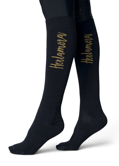 Reitsocken Signature (Black I Cognac)