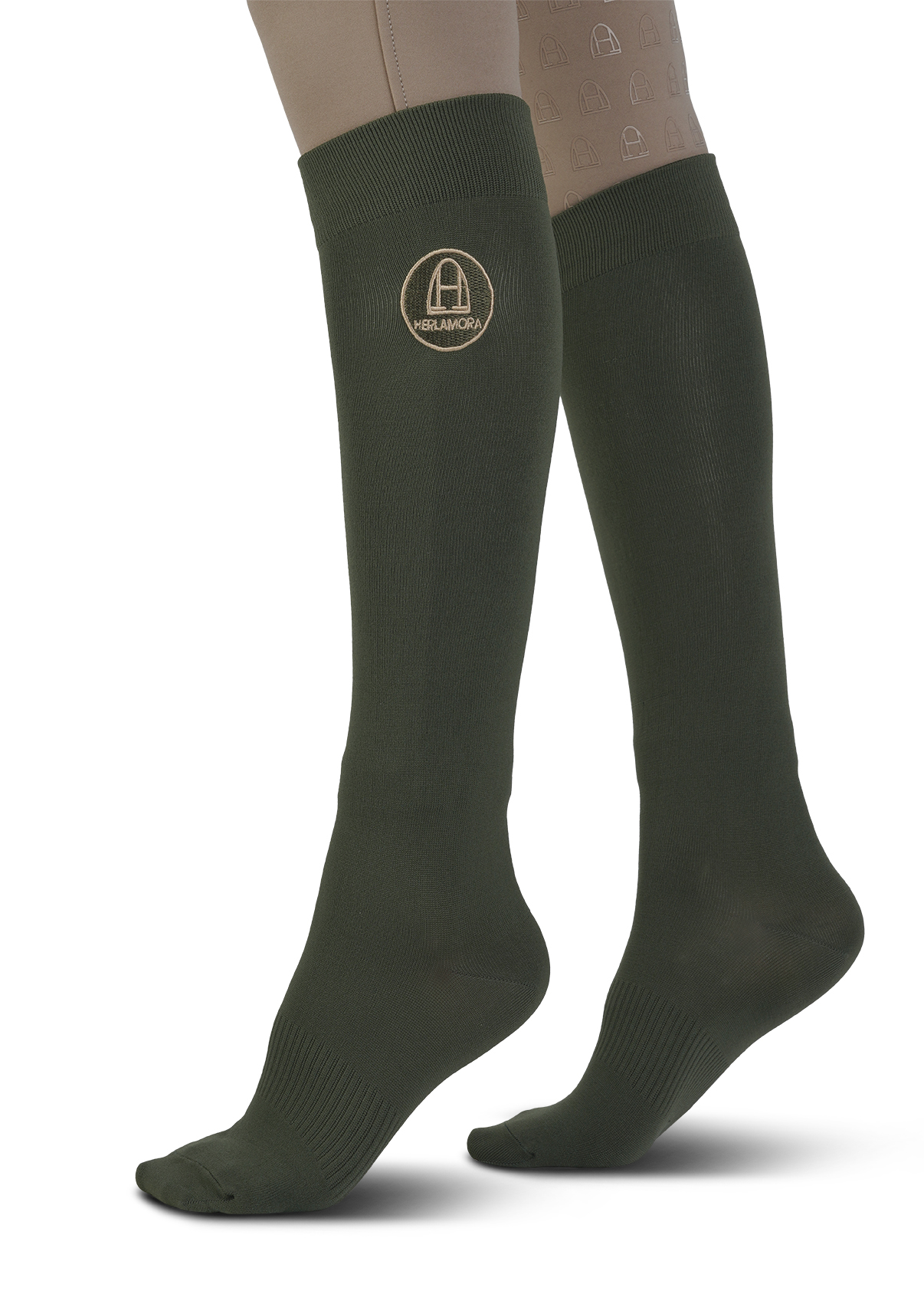 Reitsocken Patch (Oliv)