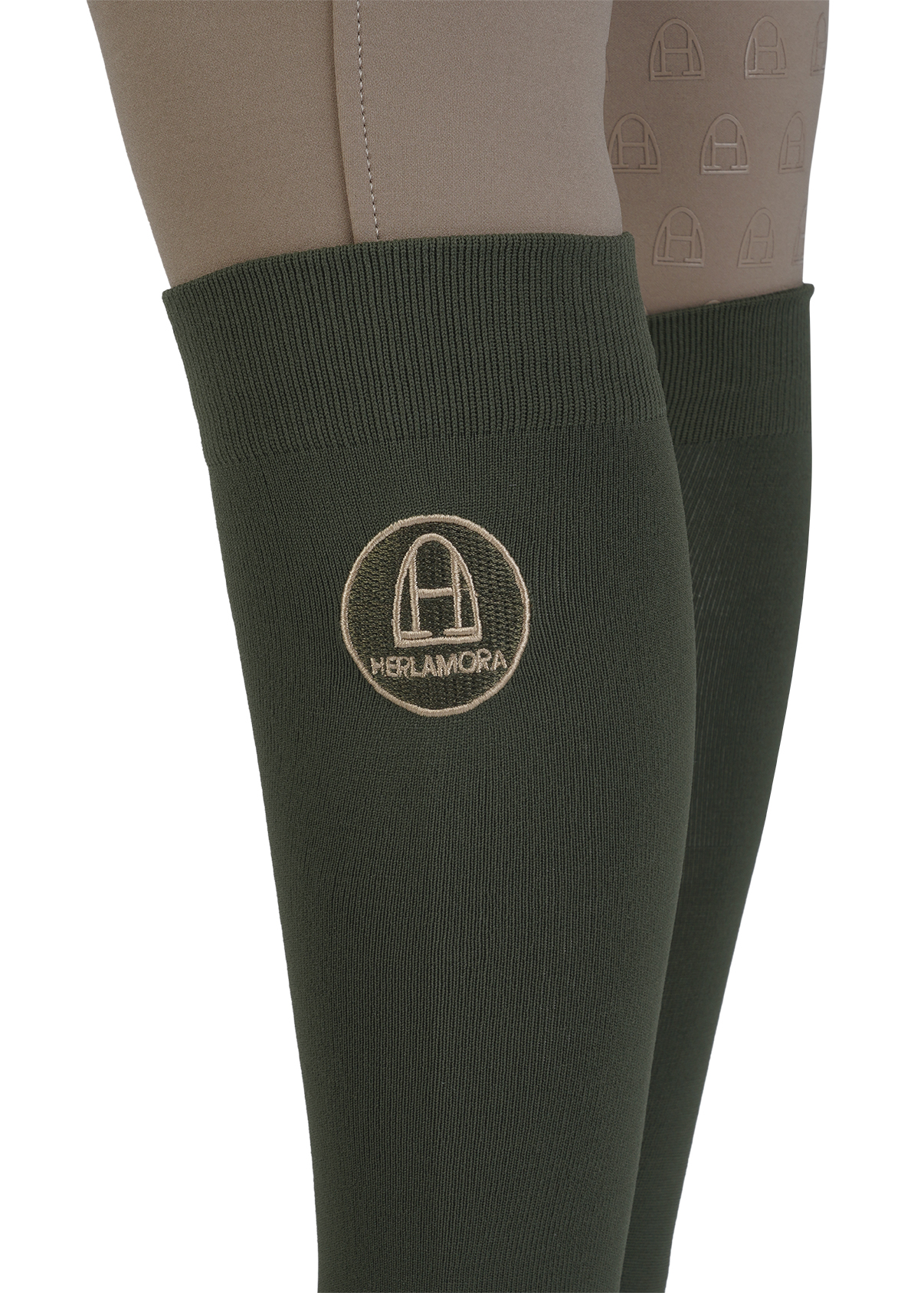 Reitsocken Patch (Oliv)