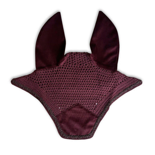 Fliegenmütze Velvet (Burgundy)
