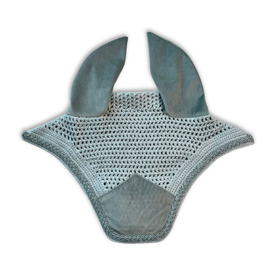 Fliegenmütze Velvet (Aqua Gray)