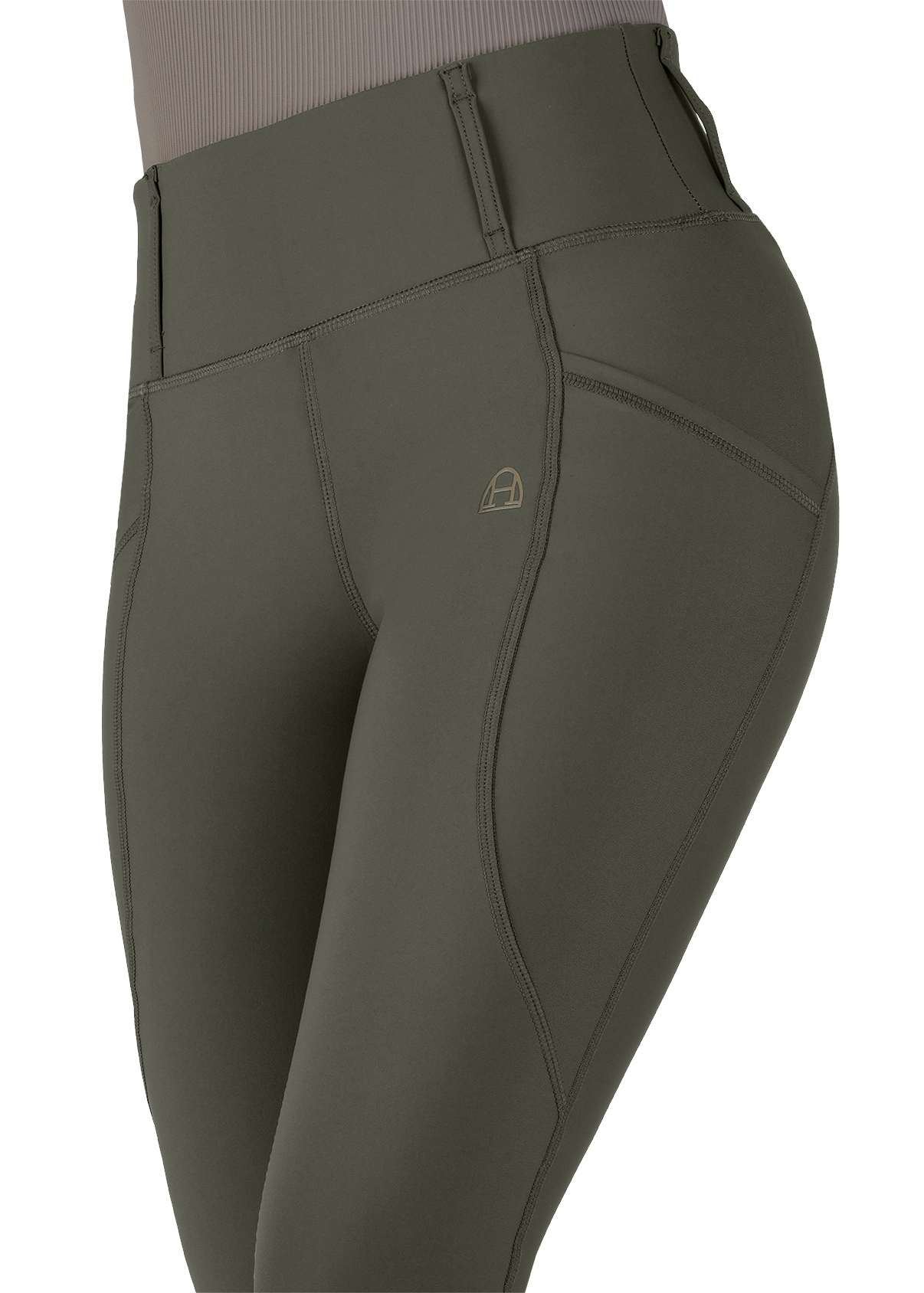 Shaping Reitleggings (Oliv)