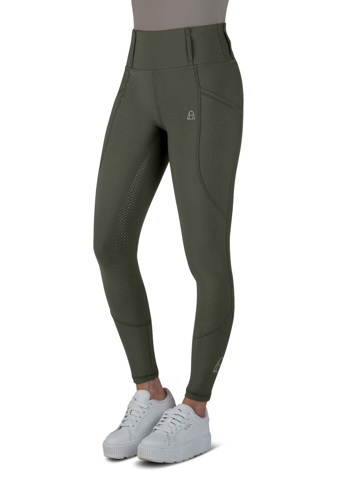 Shaping Reitleggings (Oliv)