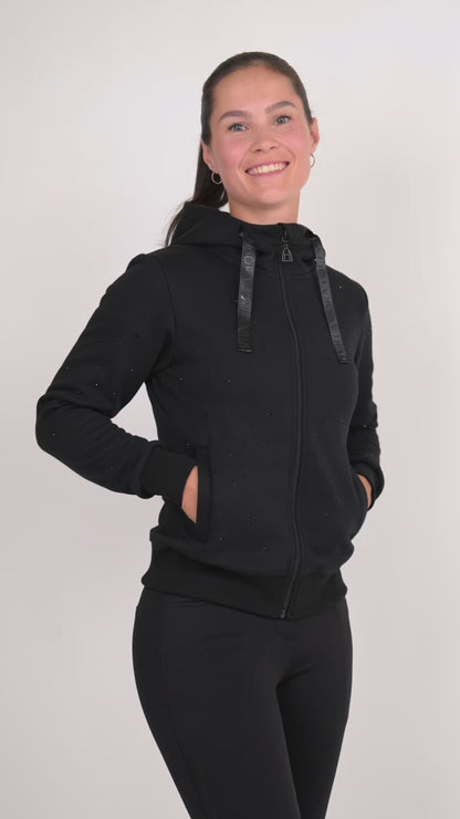 Aveline Rhinestone Jacke (Black)